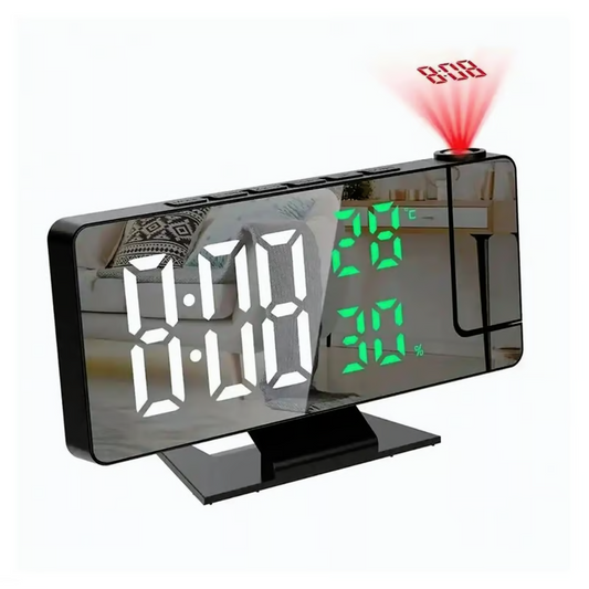 Reloj despertador digital con proyector